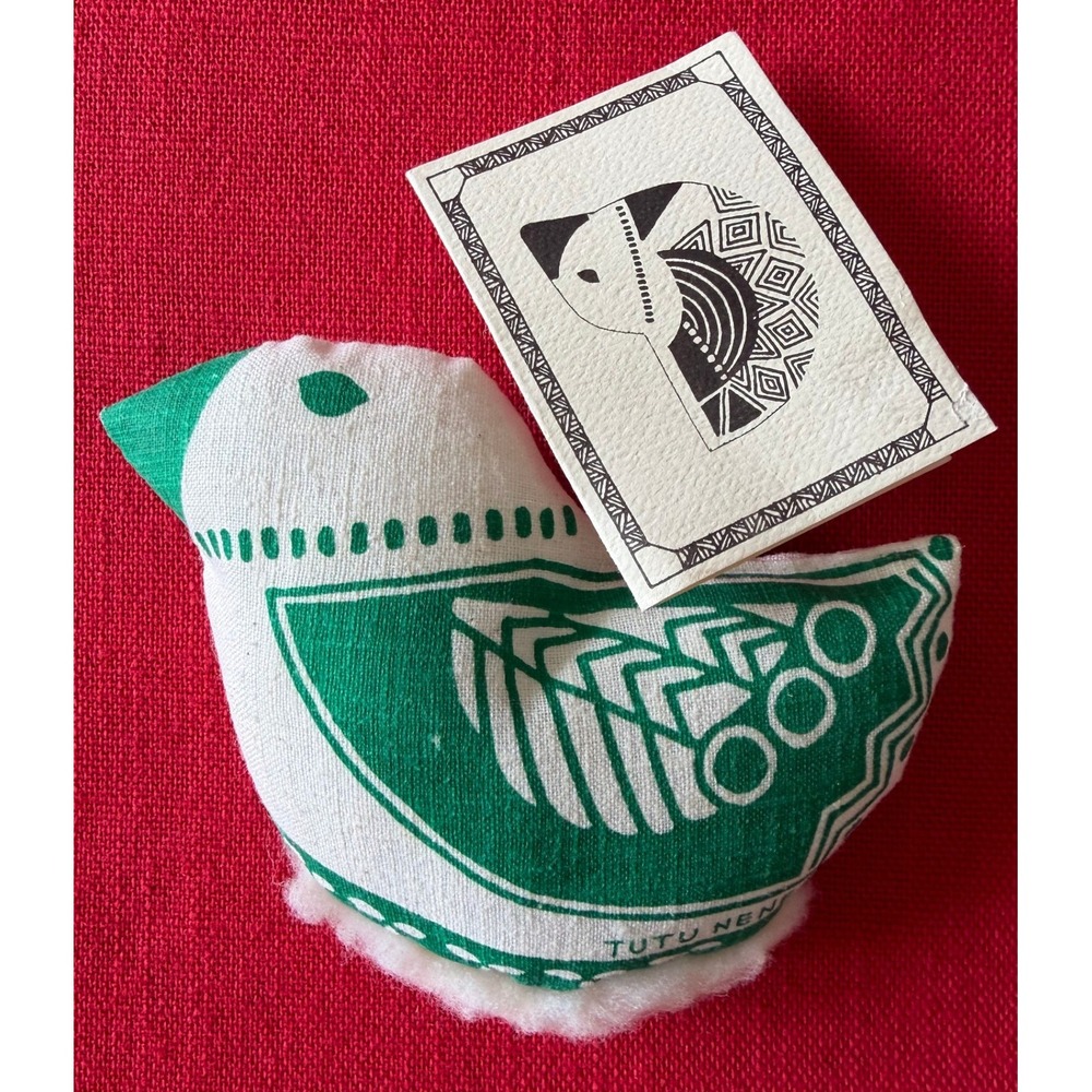 Vintage 1985 Tutu Nene Gosling Ornament Green White